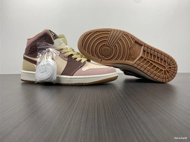 Cheap TBkick Modern Mauve Mid Jordan1 3697 DO7440- Dark SE Smoky Pony 1028